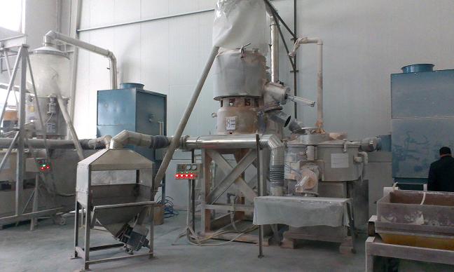 河北雄縣PVC混料機、擠出機除塵系統(tǒng)除塵器已交付使用